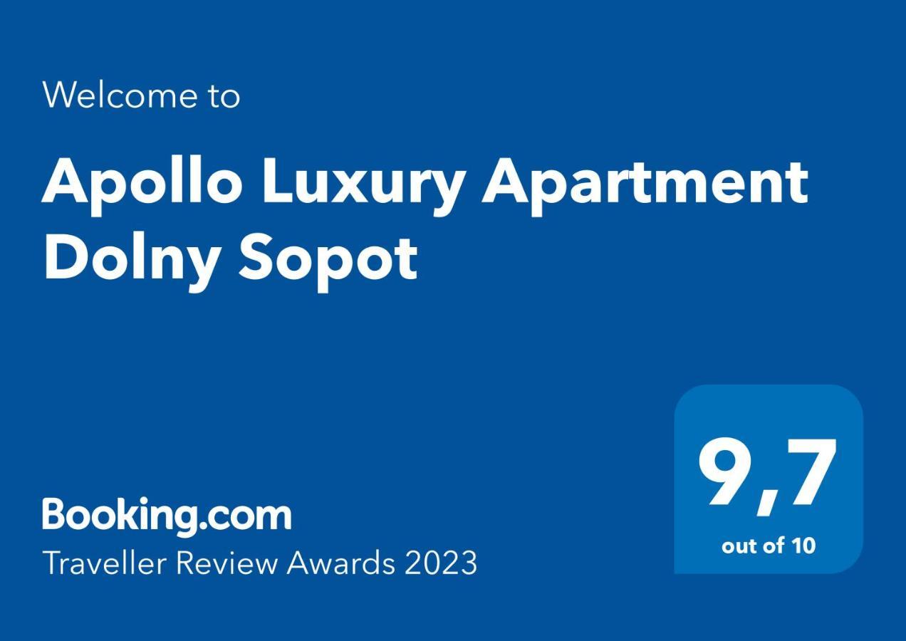 Apollo Luxury Apartment Dolny Sopot Eksteriør billede